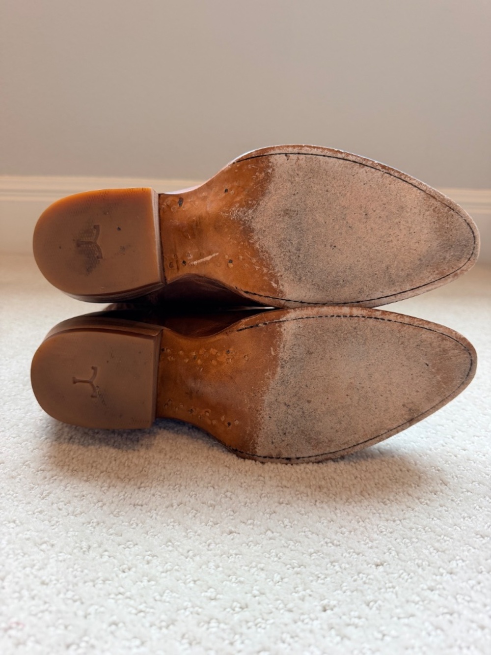 Tecovas Jamie Cowboy Boots in Scotch Goat Leather, Size 8.5W - Picture 3 of 4